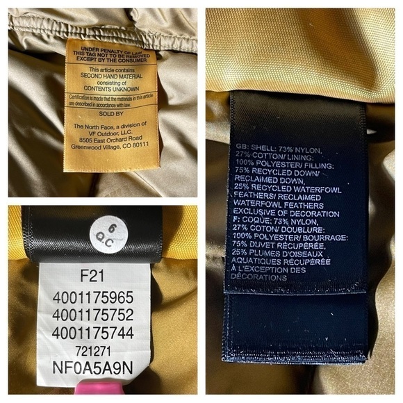 The North Face Sierra Long Down Parka - Utility Brown - Size - Large 450 - Picture 13 of 15